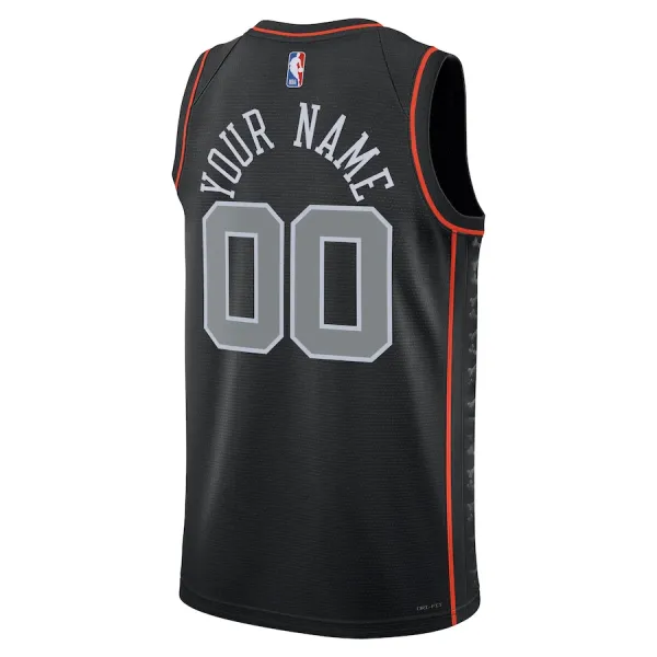 Nike Muški Dres Detroit Pistons Personalizacija City Edition 2023/24 Swingman Crna