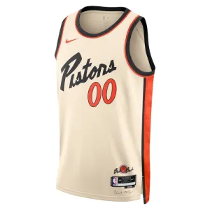Nike Muški Dres Detroit Pistons Personalizacija City Edition 2024/25 Swingman Bijela