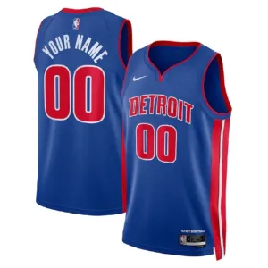 Nike Muški Dres Detroit Pistons Personalizacija Icon Edition Swingman Plava