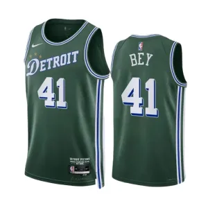 Nike Muški Dres Detroit Pistons Saddiq Bey 41 City Edition 2022/23 Swingman Zelena