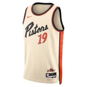 Nike Muški Dres Detroit Pistons Simone Fontecchio City Edition 2024/25 Swingman Bijela