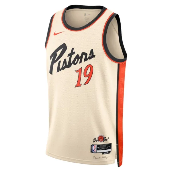 Nike Muški Dres Detroit Pistons Simone Fontecchio City Edition 2024/25 Swingman Bijela