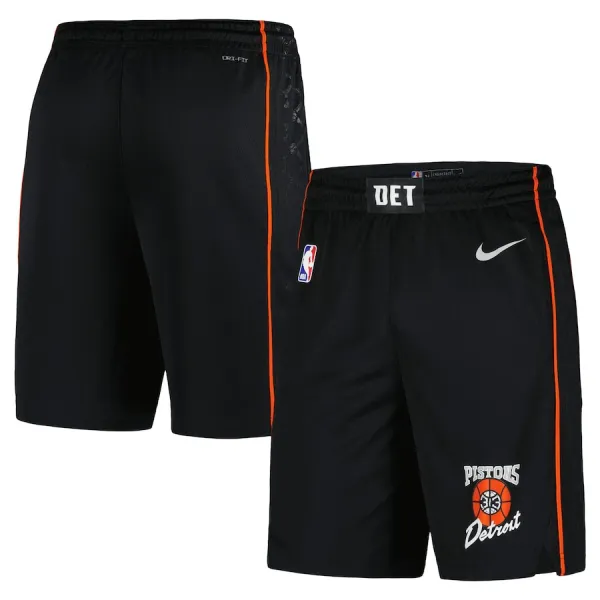 Nike Muški Kratke Hlače Detroit Pistons City Edition 2023/24 Swingman Crna Nike Muški Kratke Hlače Detroit Pistons City Edition 2023/24 Swingman Crna
