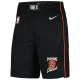 Nike Muški Kratke Hlače Detroit Pistons City Edition 2023/24 Swingman Crna