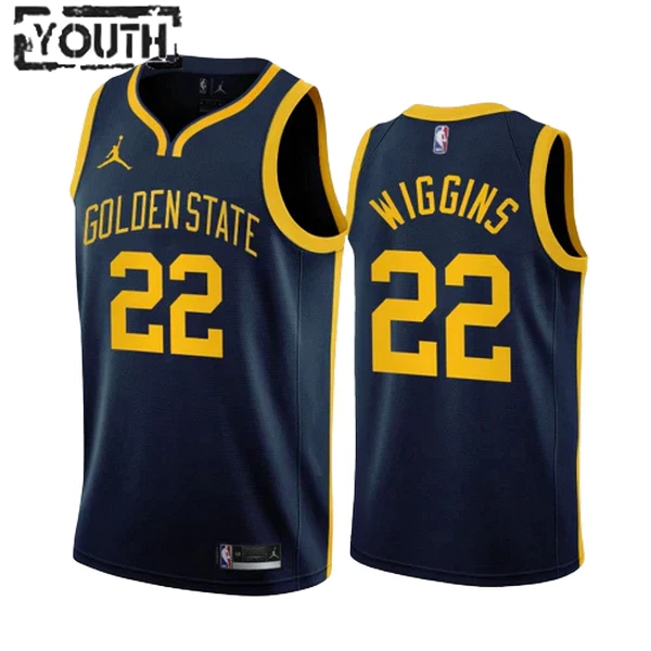 Dječji Dres Golden State Warriors Andrew Wiggins 22 Jordan Statement Edition Swingman Navy Dječji Dres Golden State Warriors Andrew Wiggins 22 Jordan Statement Edition Swingman Navy