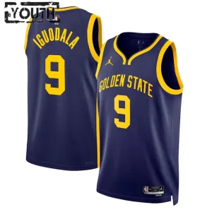 Dječji Dres Golden State Warriors jordan Andre Iguodala 9 Statement Edition Swingman Plava