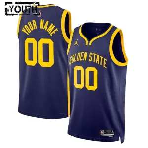 Dječji Dres Golden State Warriors Jordan Personalizacija Statement Edition Swingman Navy