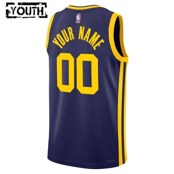 Dječji Dres Golden State Warriors Jordan Personalizacija Statement Edition Swingman Navy