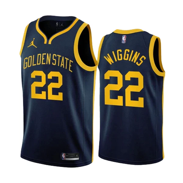 Muški Dres Golden State Warriors Andrew Wiggins 22 Jordan Statement Edition Swingman Navy Muški Dres Golden State Warriors Andrew Wiggins 22 Jordan Statement Edition Swingman Navy