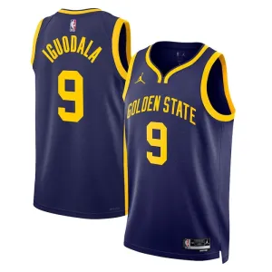 Muški Dres Golden State Warriors jordan Andre Iguodala 9 Statement Edition Swingman Plava