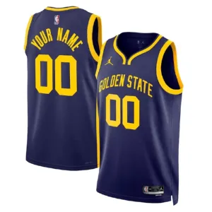 Muški Dres Golden State Warriors Jordan Personalizacija Statement Edition Swingman Navy