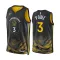 Muški Dres Golden State Warriors Jordan Poole 3 City Edition 2022/23 Swingman Crna