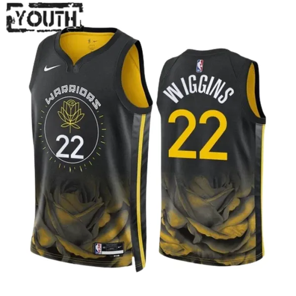 Nike Dječji Dres Golden State Warriors Andrew Wiggins 22 City Edition 2022/23 Swingman Crna Nike Dječji Dres Golden State Warriors Andrew Wiggins 22 City Edition 2022/23 Swingman Crna
