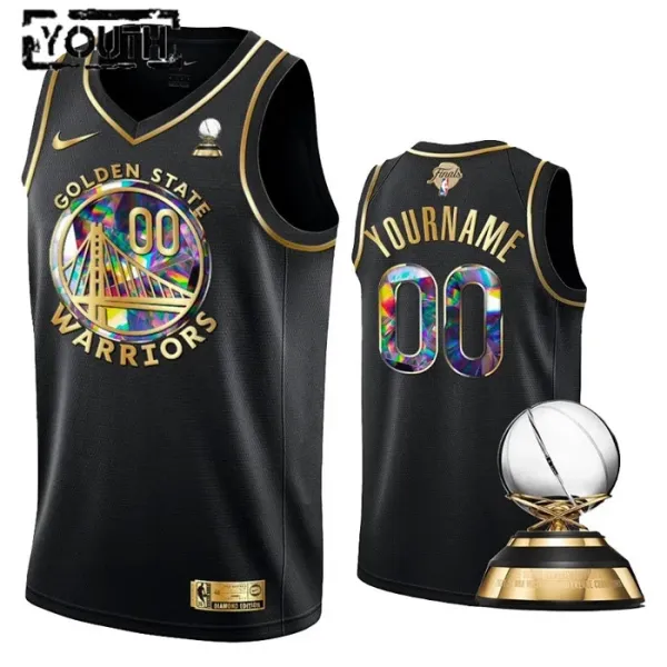 Nike Dječji Dres Golden State Warriors Diamond Edition Personalizacija Swingman Crna Nike Dječji Dres Golden State Warriors Diamond Edition Personalizacija Swingman Crna
