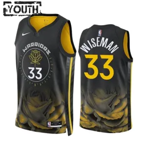 Nike Dječji Dres Golden State Warriors James Wiseman 33 City Edition 2022/23 Swingman Crna