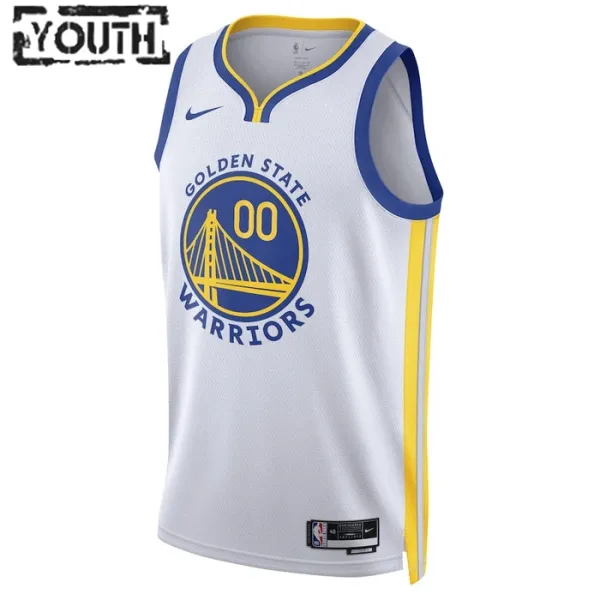 Nike Dječji Dres Golden State Warriors Jonathan Kuminga 00 Association Edition Swingman Bijela