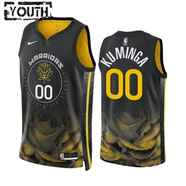 Nike Dječji Dres Golden State Warriors Jonathan Kuminga 00 City Edition 2022/23 Swingman Crna Nike Dječji Dres Golden State Warriors Jonathan Kuminga 00 City Edition 2022/23 Swingman Crna