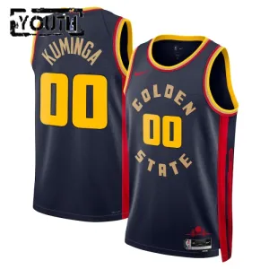 Nike Dječji Dres Golden State Warriors Jonathan Kuminga City Edition 2024/25 Swingman Navy