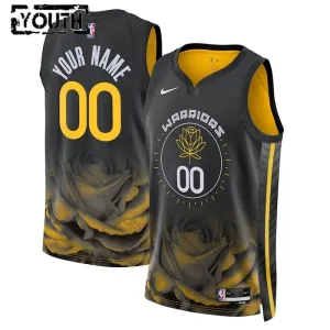 Nike Dječji Dres Golden State Warriors Personalizacija City Edition 2022/23 Swingman Crna
