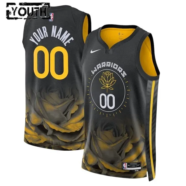 Nike Dječji Dres Golden State Warriors Personalizacija City Edition 2022/23 Swingman Crna