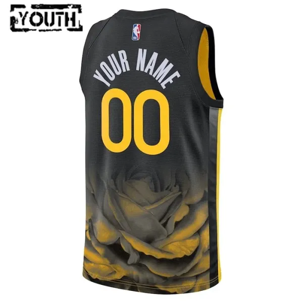 Nike Dječji Dres Golden State Warriors Personalizacija City Edition 2022/23 Swingman Crna