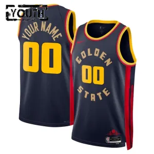 Nike Dječji Dres Golden State Warriors Personalizacija City Edition 2024/25 Swingman Navy