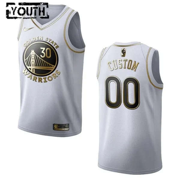 Nike Dječji Dres Golden State Warriors Personalizacija Golden Edition Swingman Bijela Nike Dječji Dres Golden State Warriors Personalizacija Golden Edition Swingman Bijela