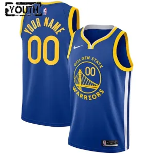 Nike Dječji Dres Golden State Warriors Personalizacija Icon Edition Swingman Plava