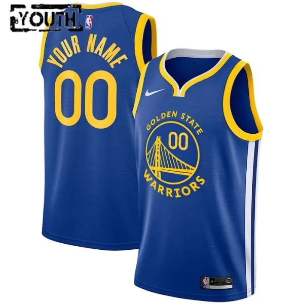 Nike Dječji Dres Golden State Warriors Personalizacija Icon Edition Swingman Plava