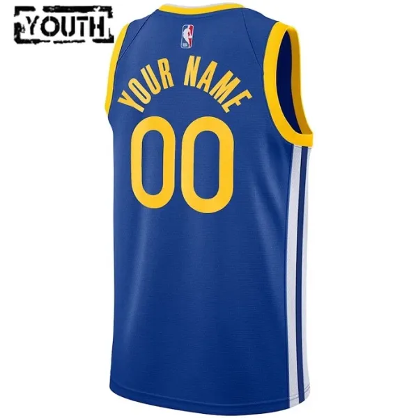Nike Dječji Dres Golden State Warriors Personalizacija Icon Edition Swingman Plava