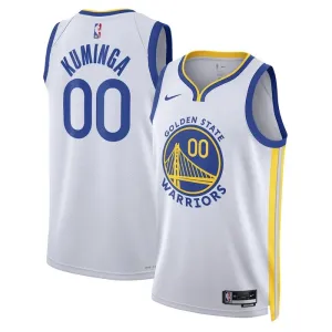 Nike Muški Dres Golden State Warriors Jonathan Kuminga 00 Association Edition Swingman Bijela
