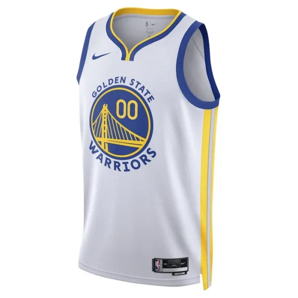 Nike Muški Dres Golden State Warriors Jonathan Kuminga 00 Association Edition Swingman Bijela
