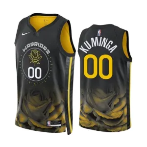 Nike Muški Dres Golden State Warriors Jonathan Kuminga 00 City Edition 2022/23 Swingman Crna