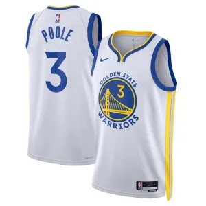 Nike Muški Dres Golden State Warriors Jordan Poole 3 Association Edition Swingman Bijela