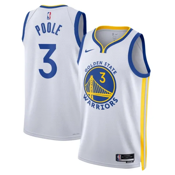 Nike Muški Dres Golden State Warriors Jordan Poole 3 Association Edition Swingman Bijela Nike Muški Dres Golden State Warriors Jordan Poole 3 Association Edition Swingman Bijela