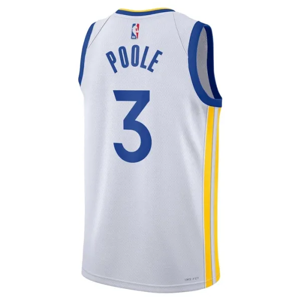 Nike Muški Dres Golden State Warriors Jordan Poole 3 Association Edition Swingman Bijela