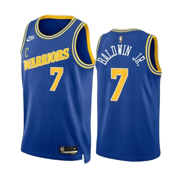 Nike Muški Dres Golden State Warriors Patrick Baldwin JR 7 Classic Edition 2022/23 Swingman Plava Nike Muški Dres Golden State Warriors Patrick Baldwin JR 7 Classic Edition 2022/23 Swingman Plava