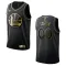 Nike Muški Dres Golden State Warriors Personalizacija Golden Edition Swingman Crna