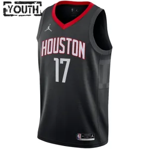 Dječji Dres Houston Rockets Jordan Dennis Schroder 17 Statement Edition Swingman Crna