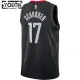 Dječji Dres Houston Rockets Jordan Dennis Schroder 17 Statement Edition Swingman Crna