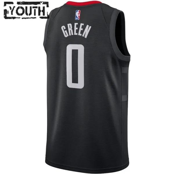 Dječji Dres Houston Rockets Jordan Jalen Green 0 Statement Edition Swingman Crna