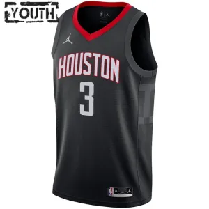Dječji Dres Houston Rockets Jordan Kevin Porter JR 3 Statement Edition Swingman Crna