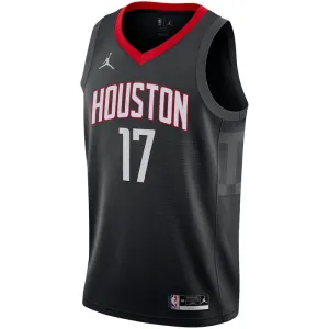 Muški Dres Houston Rockets Jordan Dennis Schroder 17 Statement Edition Swingman Crna