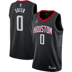 Muški Dres Houston Rockets Jordan Jalen Green 0 Statement Edition Swingman Crna