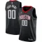 Muški Dres Houston Rockets Jordan Personalizacija Statement Edition Swingman Crna