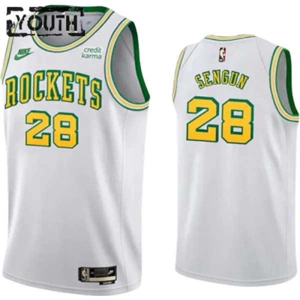 Nike Dječji Dres Houston Rockets Alperen Sengun 28 Classic Edition 2022/23 Swingman Bijela Nike Dječji Dres Houston Rockets Alperen Sengun 28 Classic Edition 2022/23 Swingman Bijela