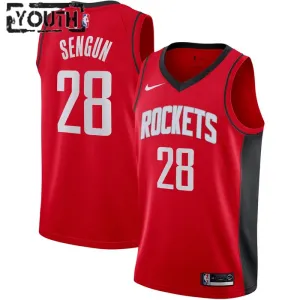 Nike Dječji Dres Houston Rockets Alperen Sengun 28 Icon Edition Swingman Crvena