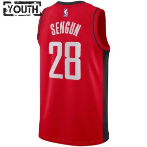 Nike Dječji Dres Houston Rockets Alperen Sengun 28 Icon Edition Swingman Crvena