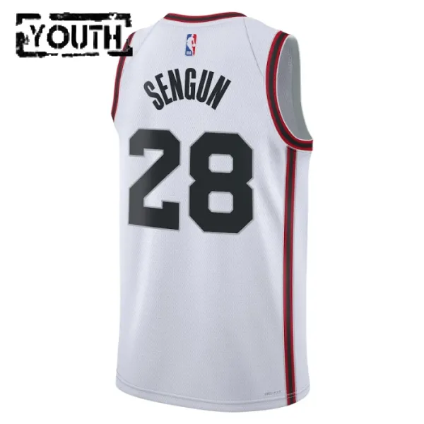 Nike Dječji Dres Houston Rockets Alperen Sengun City Edition 2024/25 Swingman Bijela