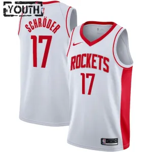 Nike Dječji Dres Houston Rockets Dennis Schroder 17 Association Edition Swingman Bijela